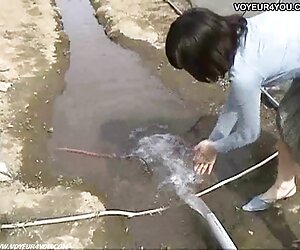Mulatto, tóc vàng thay thế sex boy hàn quốc lỗ với một dày đuôi người bạn